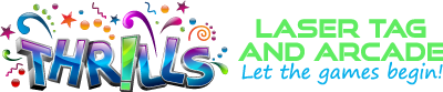 Thrills Laser Tag and Arcade Mobile Retina Logo
